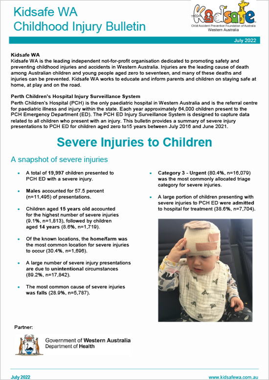 Severe Injuries to Children
